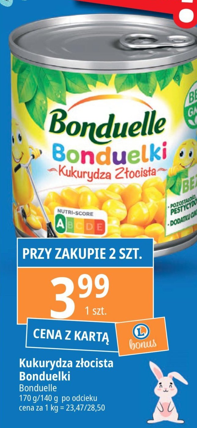 Kukurydza złocista Bonduelle bonduelki promocja