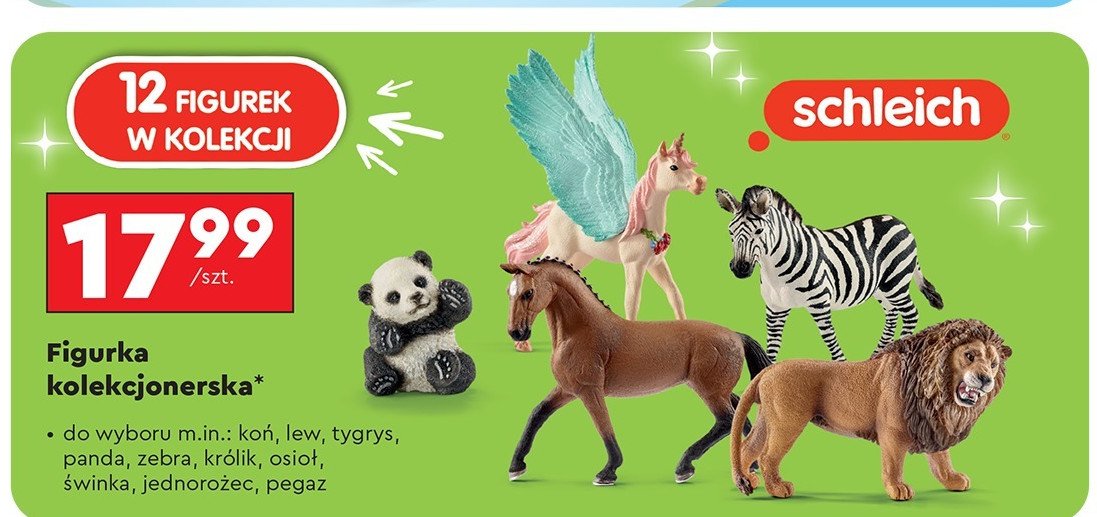 Figurki kolekcjonerskie Schleich promocja w Biedronka