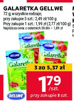 Galaretka agrestowa Gellwe promocja