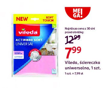 Ściereczka actifibre soft Vileda promocja