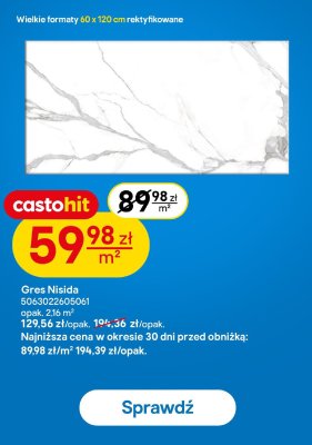 Płytki Gres Nisida promocja w Castorama