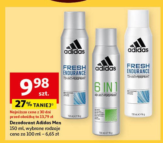 Dezodorant 6in1 Adidas cosmetics promocja