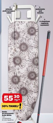 Deska do prasowania Scala White promocja w Netto