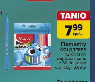 Flamastry colorpeps ocean life Maped promocja