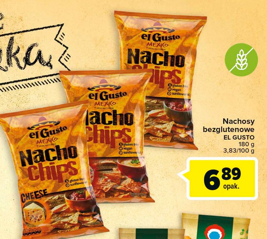 Nachosy original El gusto mexico promocja