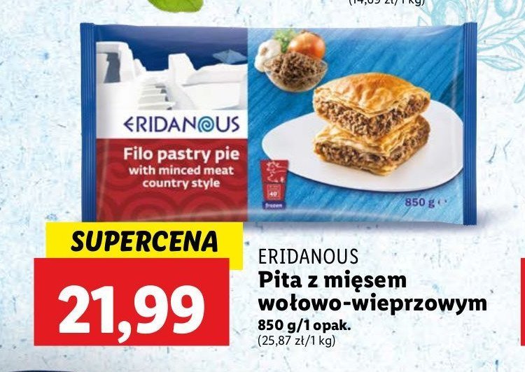 Pita z mięsem mielonym Eridanous promocja