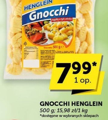 Gnocchi Henglein promocja w ABC