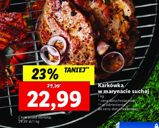 Karkówka w marynacie promocja w Aldi