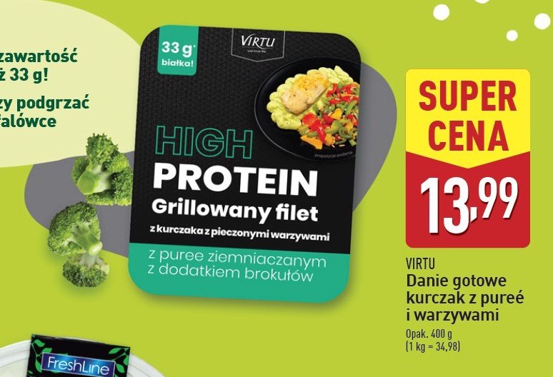 Grillowany filet z kurczaka Virtu high protein promocja