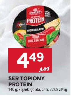 Ser topiony protein chili z bazylią Sertop tychy promocja w Stokrotka