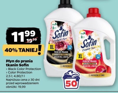 Płyn do prania tkanin Black Color Protection promocja w Netto