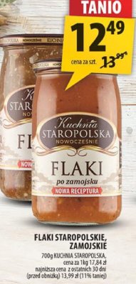 Flaki staropolskie, zamojskie promocja w Arhelan