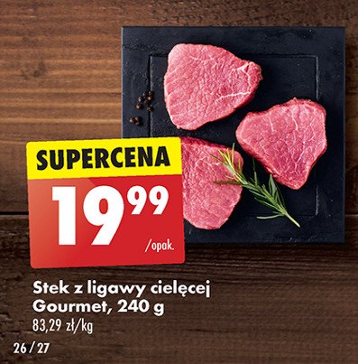 Steki z ligawy cielęcej Gourmet promocja