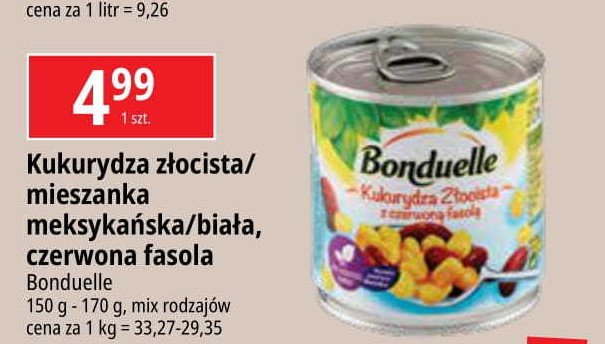 Kukurydza złocista z czerwoną fasolą Bonduelle promocja