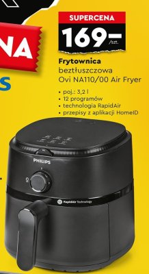 Frytownica beztłuszczowa Ovi NA110/00 Air Fryer promocja w Biedronka