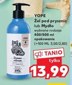 Żel pod prysznic drzewo cedrowe Yope promocja