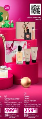 Zestaw kosmetyczny GIORGIO ARMANI Si woda perfumowana 100 ml + balsam do ciała 50 ml + żel pod prysznic 50 ml promocja w Hebe