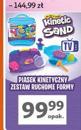 Piasek kinetyczny ruchome formy Kinetic sand promocja