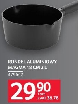 Rondel aluminiowy magma 18 cm 2 l promocja w Selgros