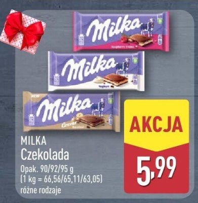 Czekolada różne rodzaje promocja w Aldi