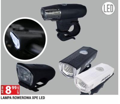 Lampa rowerowa XPE LED promocja w Merkury Market