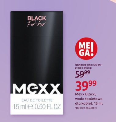 Woda toaletowa Mexx black women promocja