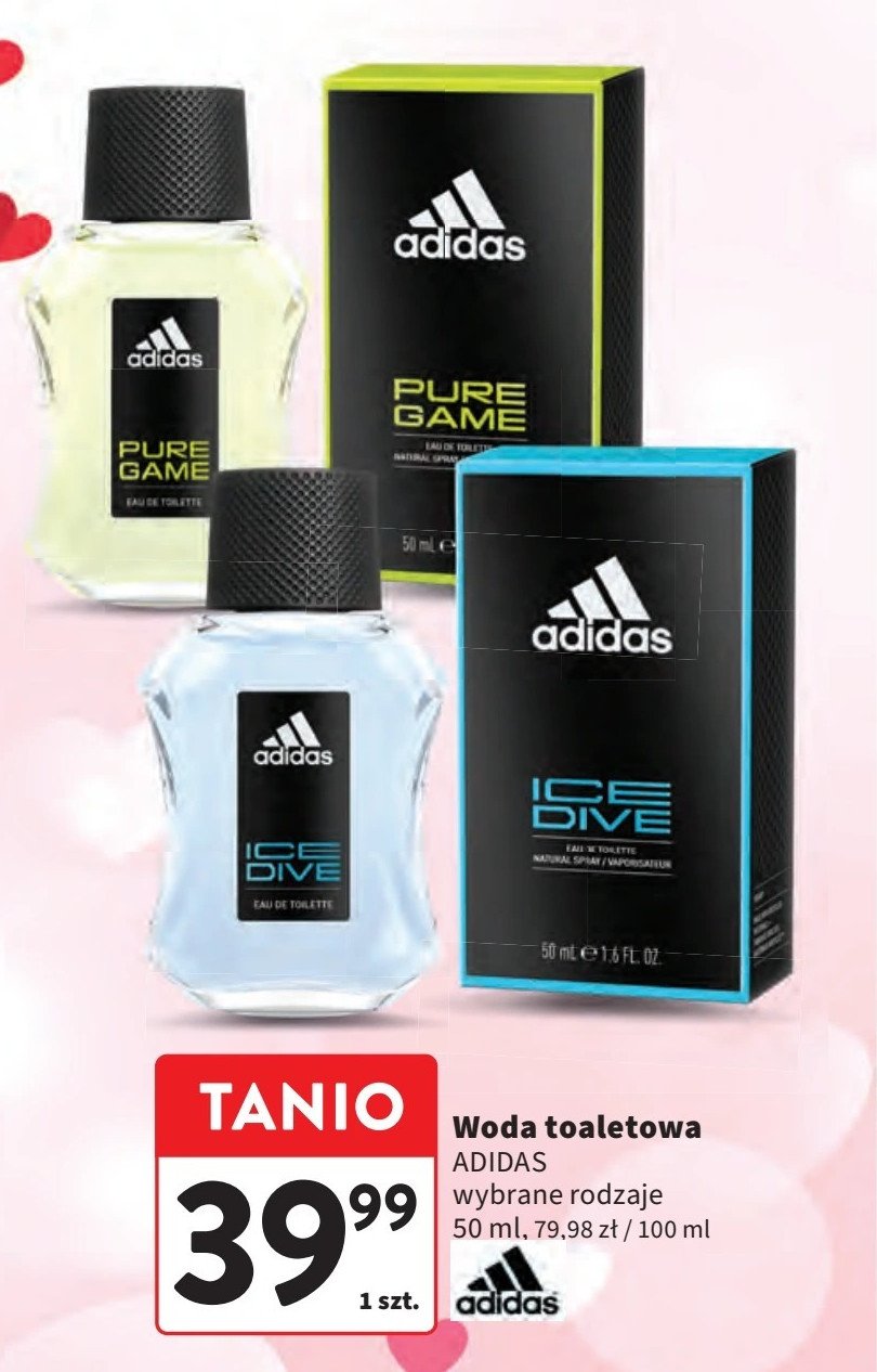 Woda toaletowa Adidas men pure game Adidas cosmetics promocja