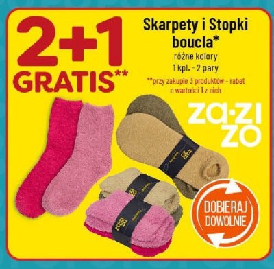 Skarpety i Stopki boucla różne kolory promocja w POLOmarket