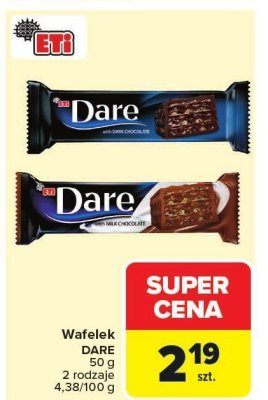 Wafelek DARE promocja w Carrefour Market