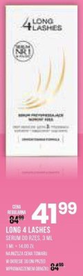 Serum do rzęs Long 4 Lashes 1 ml promocja w Drogerie Natura