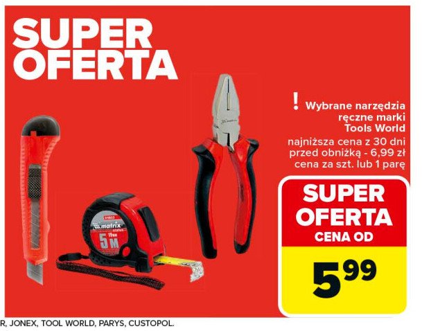 Kombinerki Tools world promocja