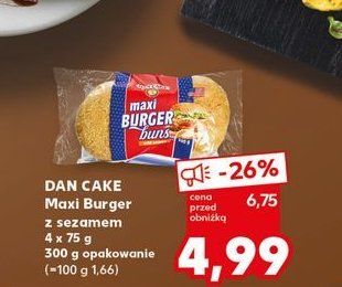 Bu艂ka do hamburger贸w z sezamem Dan cake promocja