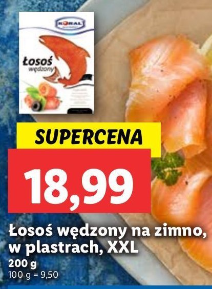 Łosoś wędzony sałatkowy Koral (graal) promocja