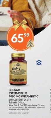 Suplement diety Solgar Ester-C Plus 1000 mg witaminy C tabletki 30 szt. promocja w DOZ.PL