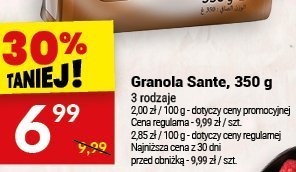 Granola Sante, 350 g promocja w Twój Market
