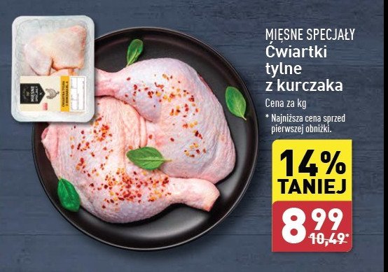 Ćwiartka z kurczaka Mięsne specjały zawsze świeże (aldi) promocja