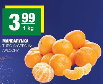 Mandarynka Turcja/Grecja/Włochy promocja w SPAR