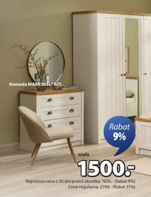Komoda MARKSKEL promocja w Jysk