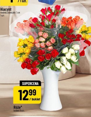 Róże bukiet 9 szt. promocja w POLOmarket