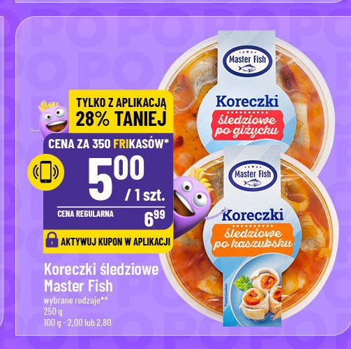 Koreczki po giżycku Master fish promocja