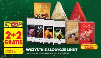 Wszystkie słodycze 2+2 GRATIS promocja w Biedronka