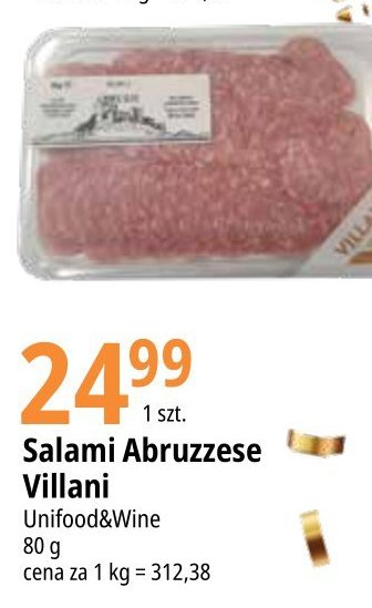 Salami abruzzese VILLANI promocja