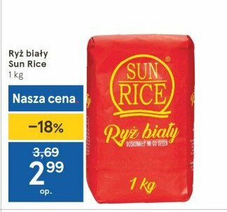 Ryż biały Sun rice promocja