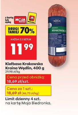 Kie艂basa promocja w Biedronka