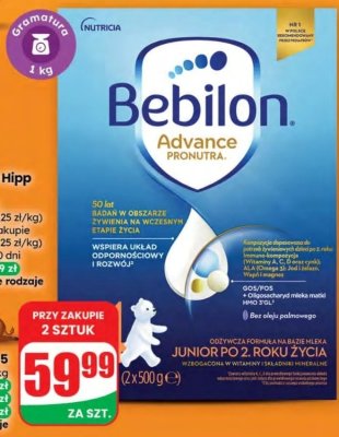 Mleko Advance 2, 3, 4, 5 różne rodzaje promocja w Dino