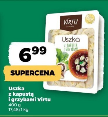 Uszka z kapustą i grzybami Virtu promocja w Netto