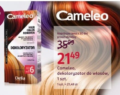 Dekoloryzator do włosów Cameleo, 1 szt. promocja w Rossmann