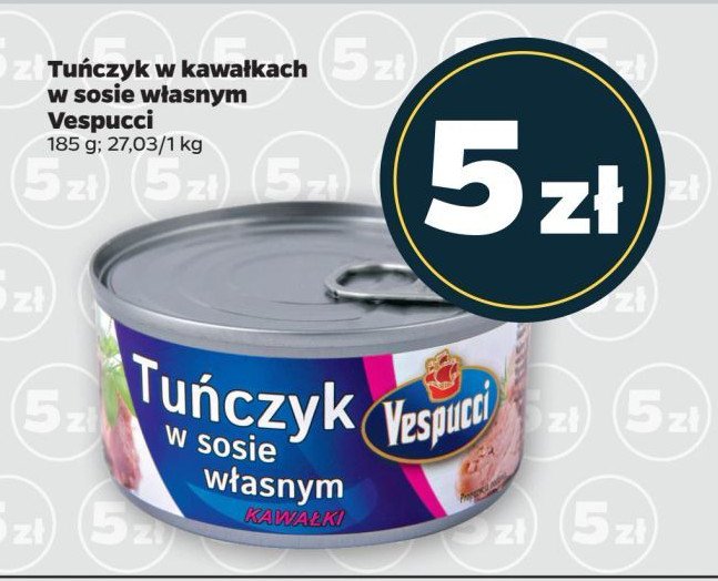 Tuńczyk w sosie własnym Vespucci promocja