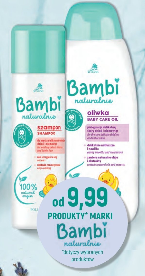 Szampon dla dzieci Bambi naturalnie promocja