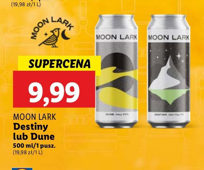 Piwo Moon lark dune promocja